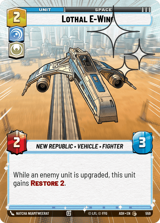 【ASH559/EN】Lothal E-Wing (Hyperspace/Foil)