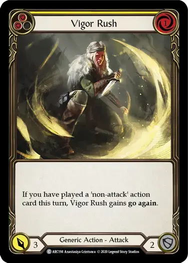 【U-ARC198/EN】Vigor Rush[Yellows]