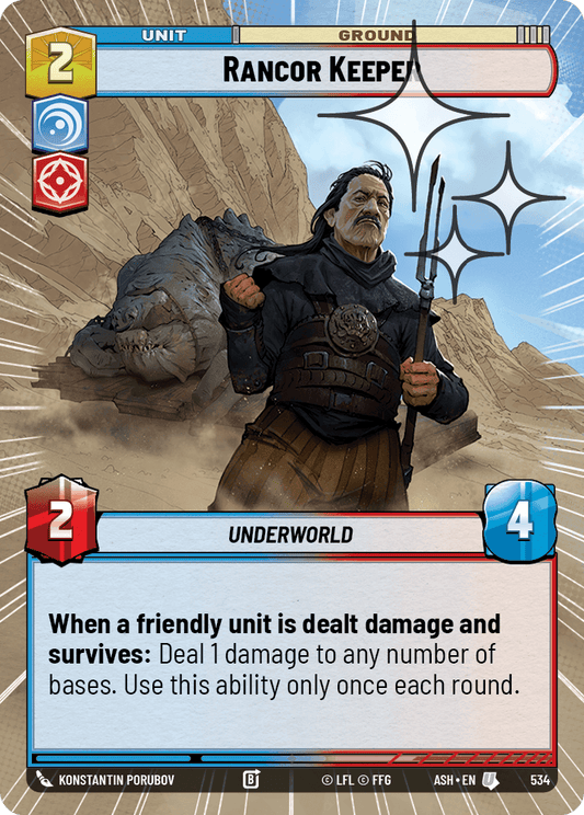 【ASH534/EN】Rancor Keeper (Hyperspace/Foil)