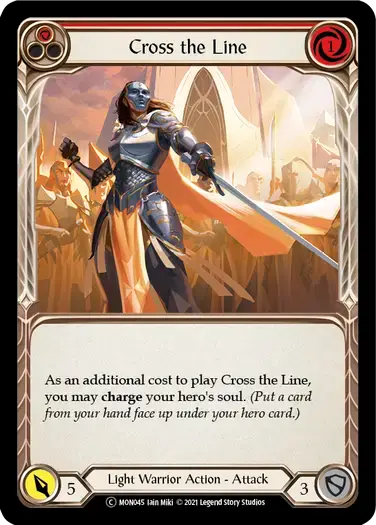 【U-MON045/EN/RF】Cross the Line[Red]