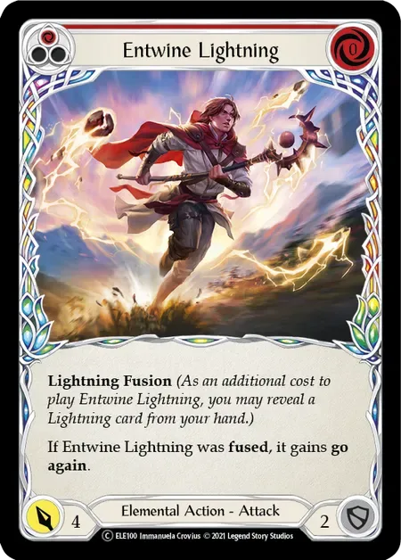 【U-ELE100/EN】Entwine Lightning[Red]