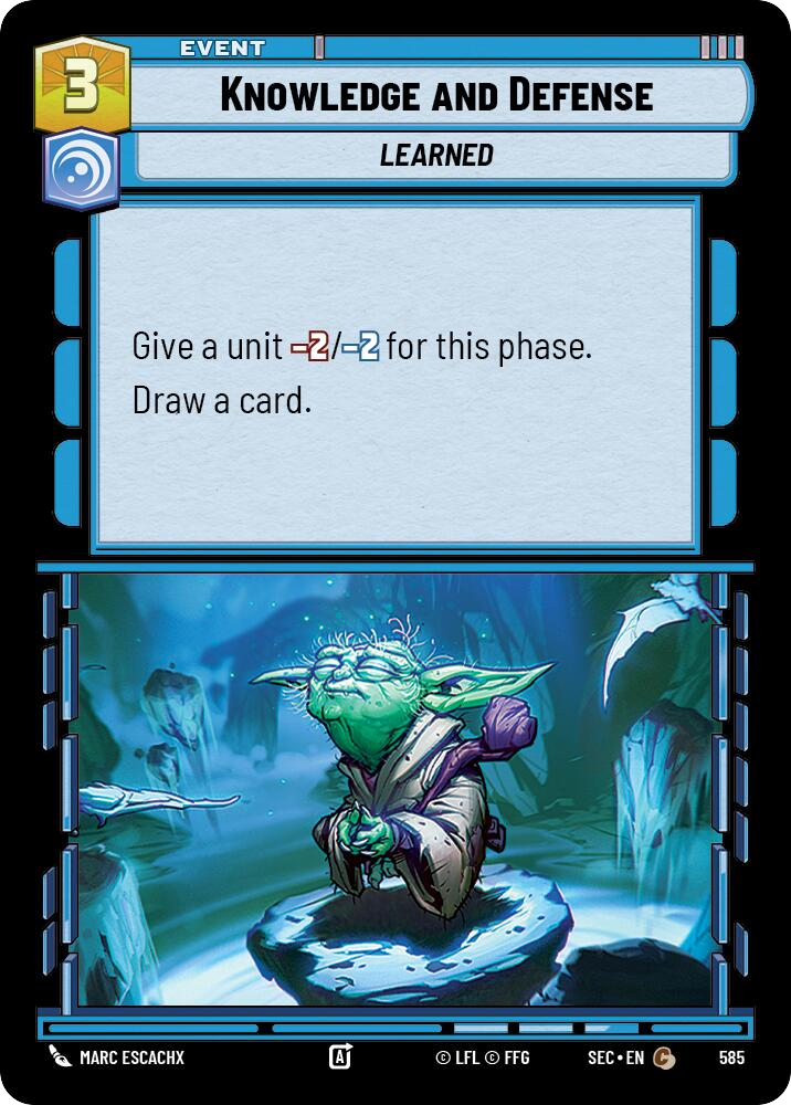 【SEC0585/EN】Knowledge and Defense (Foil)