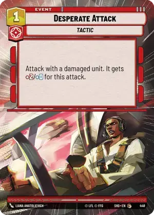 【SHD448/EN】Desperate Attack (HYPERSPACE/FOIL)