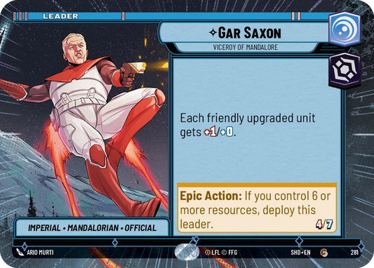 【SHD281/EN】Gar Saxon - Viceroy of Mandalore (HYPERSPACE)