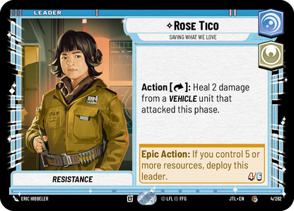 【JTL004/EN】Rose Tico - Saving What We Love