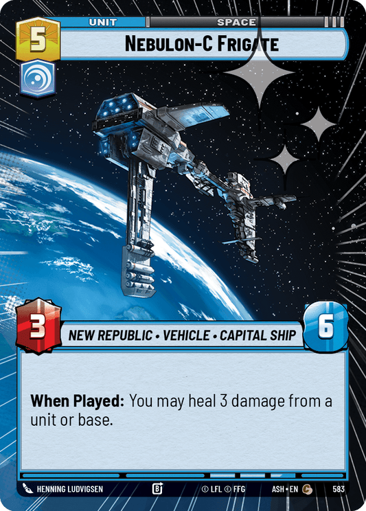 【ASH583/EN】Nebulon-C Frigate (Hyperspace/Foil)