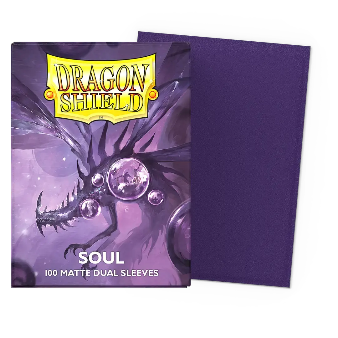 【Dragon Shield】Matte Dual - SOUL(スタンダードサイズ/100枚入り)※配送方法はゆうパックをご選択ください