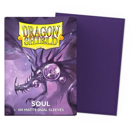 【Dragon Shield】Matte Dual - SOUL(スタンダードサイズ/100枚入り)※配送方法はゆうパックをご選択ください