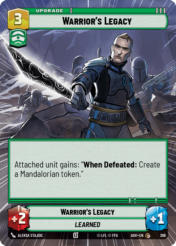 【ASH398/EN】Warrior's Legacy (Hyperspace)