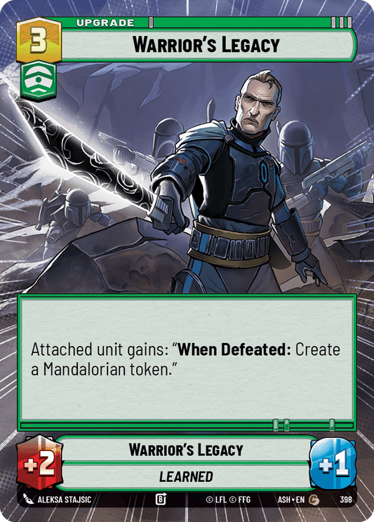【ASH398/EN】Warrior's Legacy (Hyperspace)