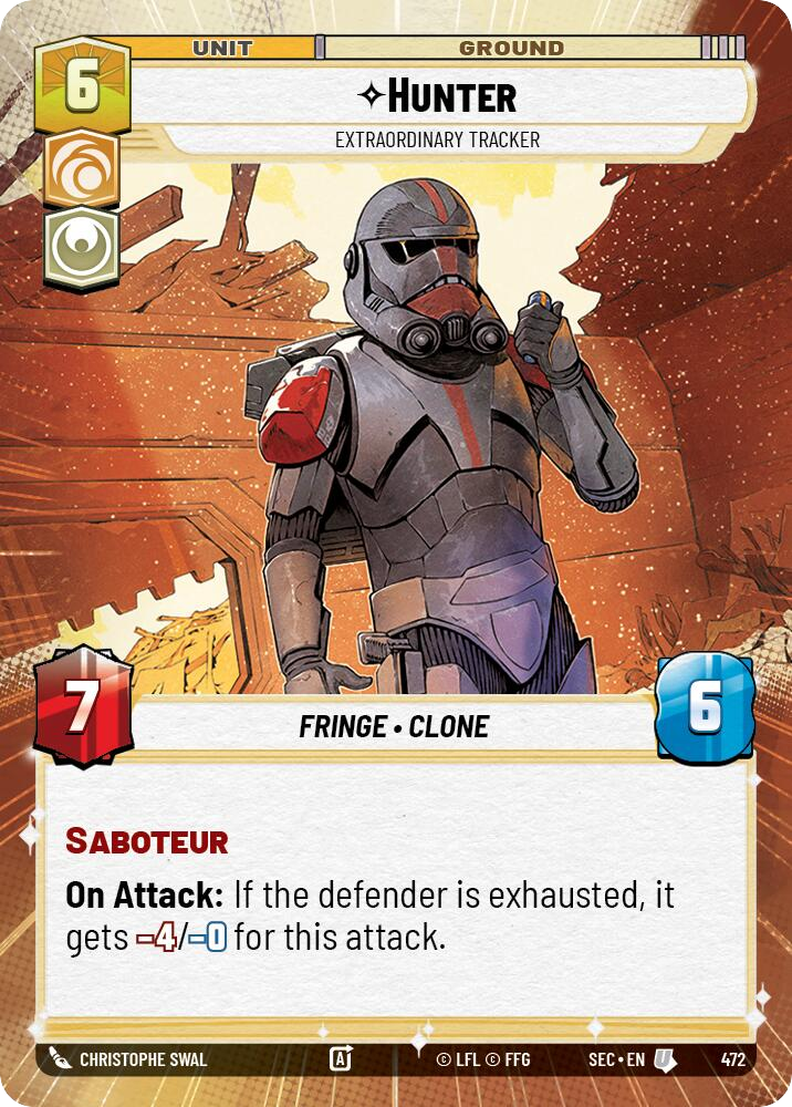 【SEC0472/EN】Hunter - Extraordinary Tracker (Hyperspace)