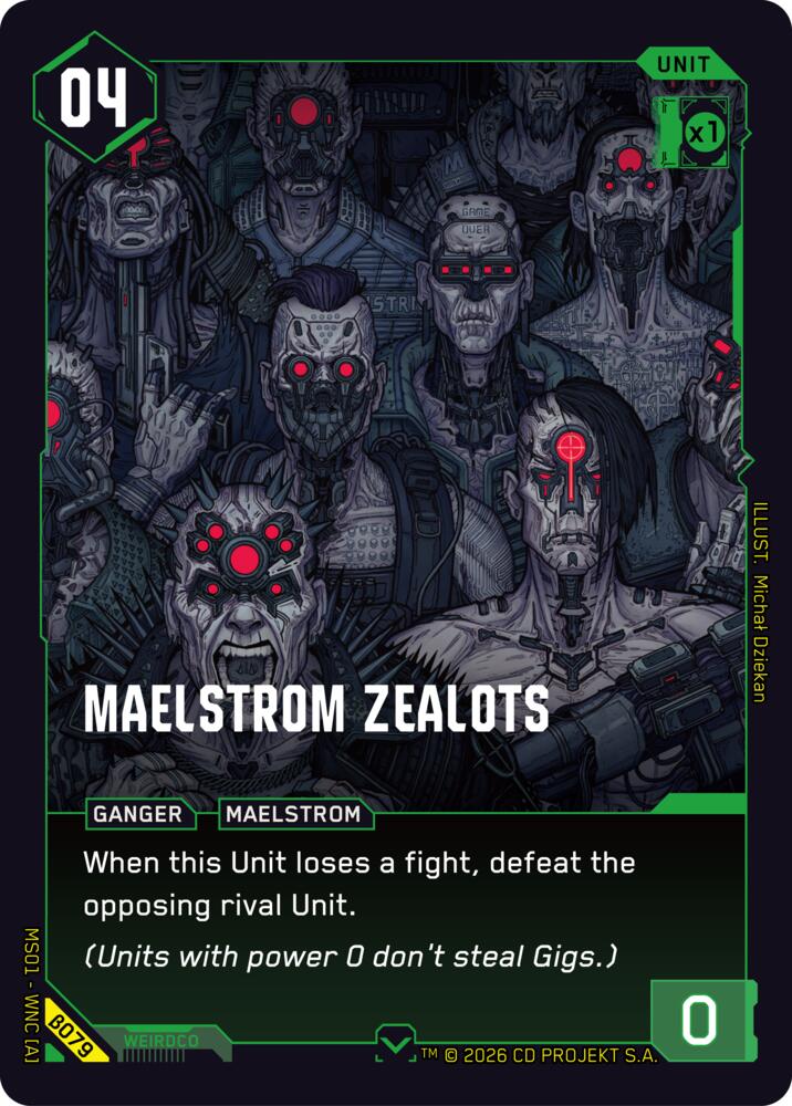 【WNCBβ079/EN】Maelstrom Zealots