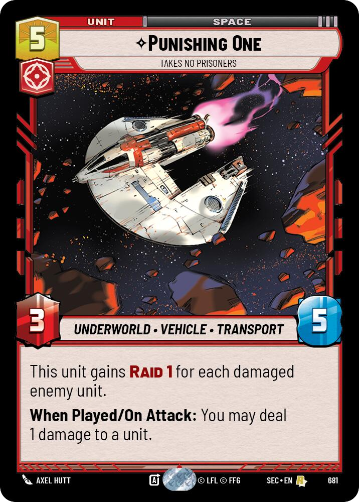 【SEC0681/EN】Punishing One - Takes No Prisoners (Foil)