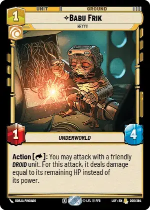 【LOF708/EN】Babu Frik - Heyyy!(Foil)