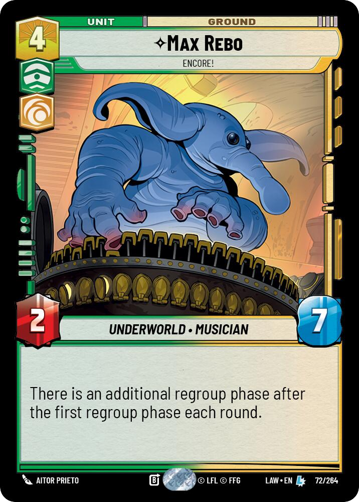 【LAW072/EN】Max Rebo - Encore!