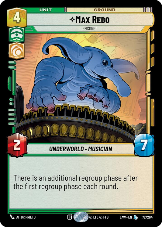 【LAW072/EN】Max Rebo - Encore!