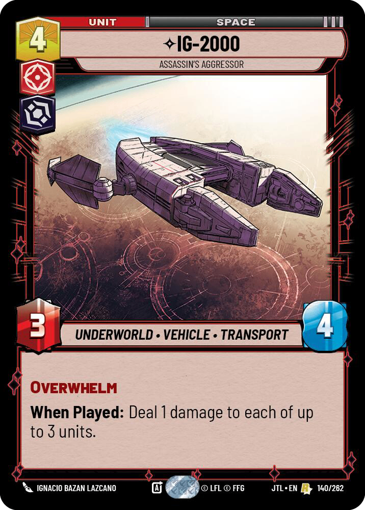 【JTL638/EN】IG-2000 - Assassin's Aggressor(Foil)