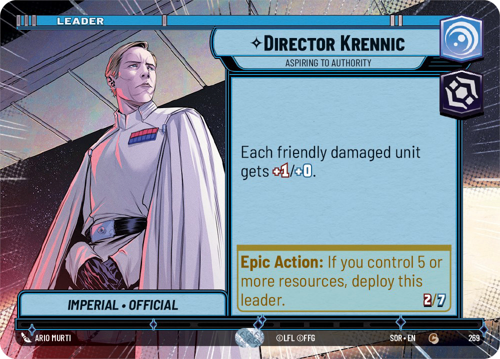 【SOR269/EN】Director Krennic - Aspiring to Authority (HYPERSPACE)