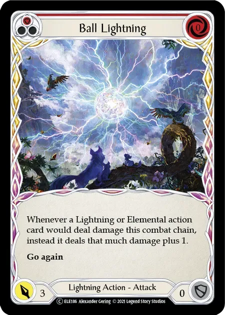 【U-ELE186/EN】Ball Lightning[Red]
