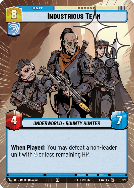 【LAW626/EN】Industrious Team (Hyperspace/Foil)