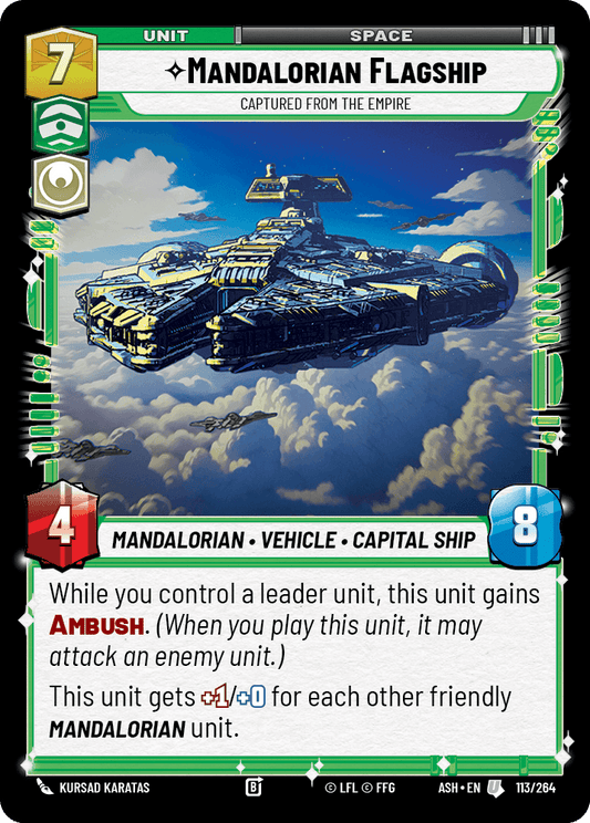 【ASH113/EN】Mandalorian Flagship - Captured from the Empire