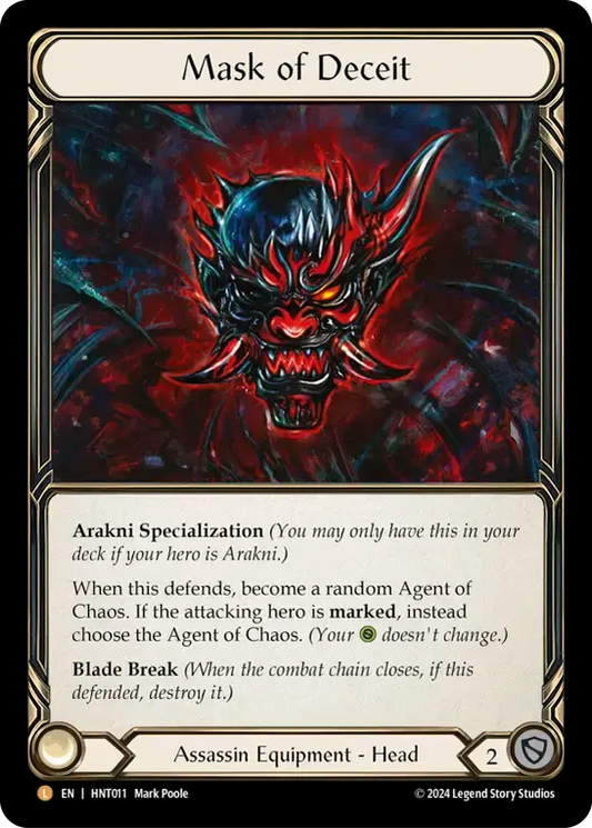 【HNT011/EN/RF】Mask of Deceit/欺瞞の仮面