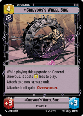 【TWI236/EN】Grievous's Wheel Bike