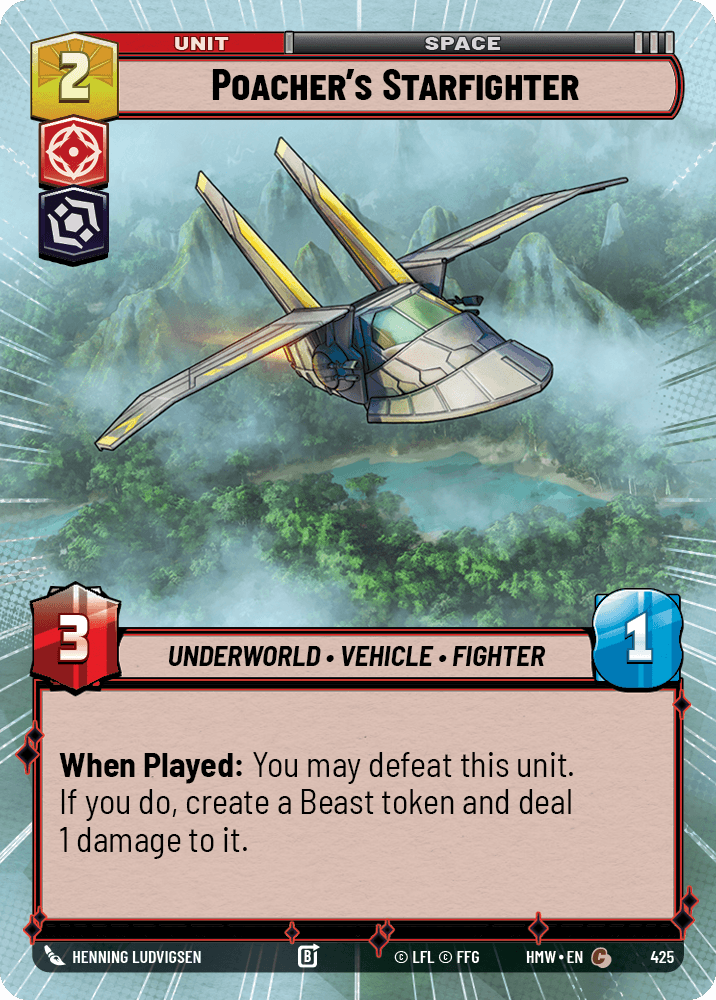 【HMW425/EN】Poacher's Starfighter（HYPERSPACE）
