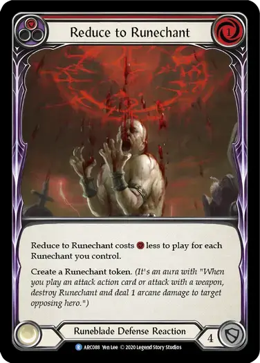 【U-ARC088/EN】Reduce to Runechant[Red]