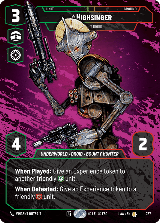 【LAW787/EN】Highsinger - Deadly Droid(Prestige)