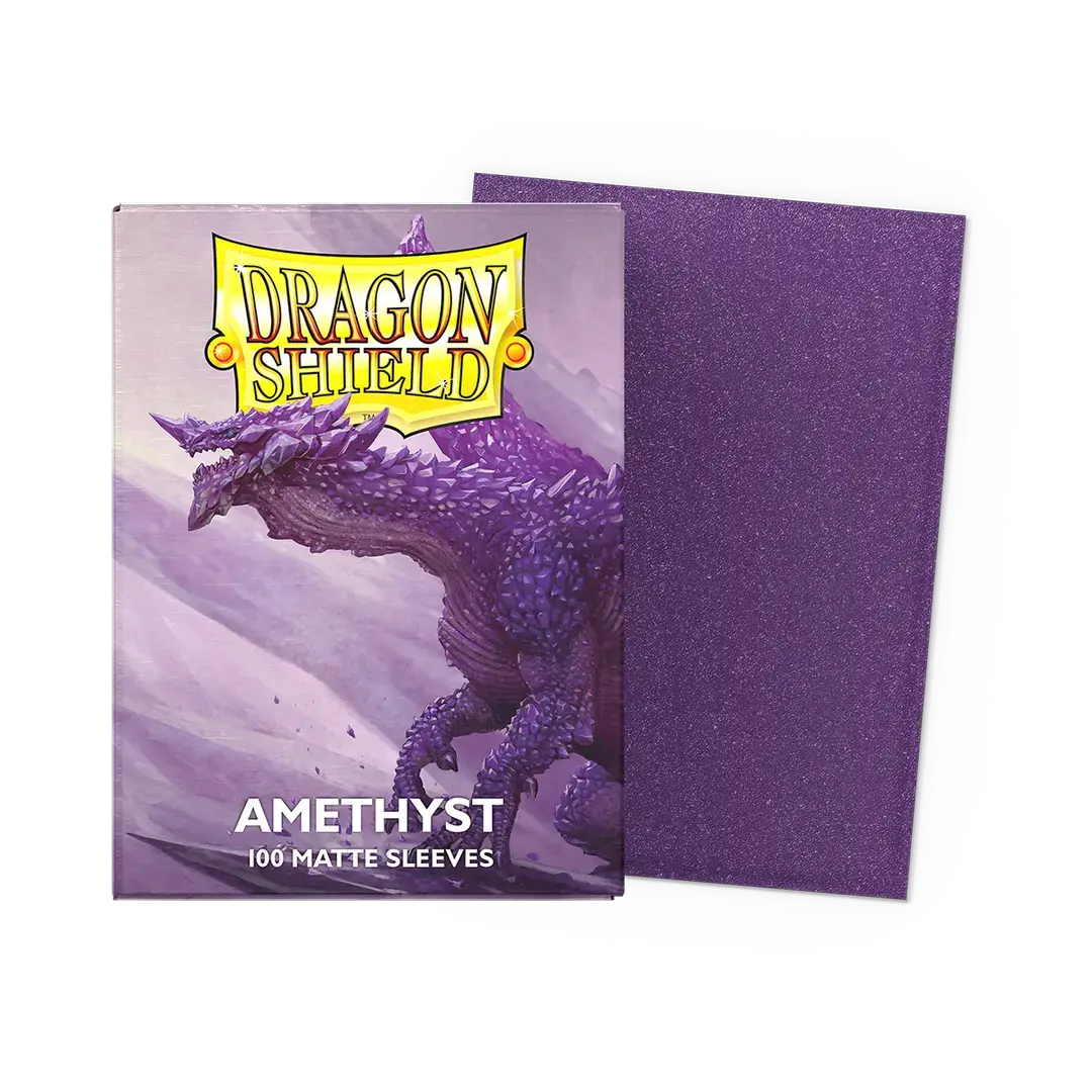 【Dragon Shield】Matte - Amethyst(スタンダードサイズ/100枚入り)※配送方法はゆうパックをご選択ください