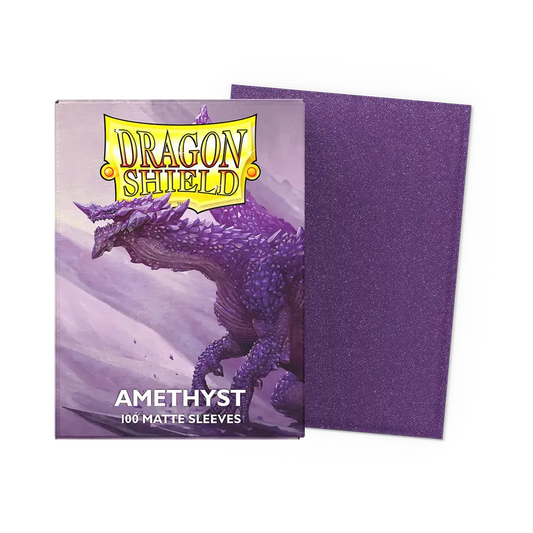 【Dragon Shield】Matte - Amethyst(スタンダードサイズ/100枚入り)※配送方法はゆうパックをご選択ください