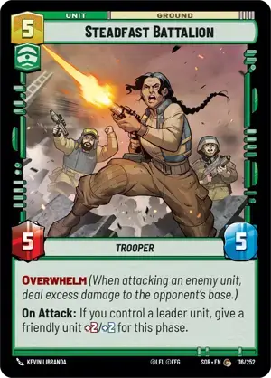 【SOR116/EN】Steadfast Battalion(FOIL)
