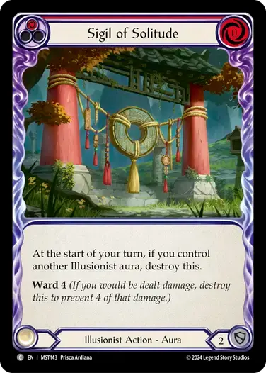 【MST143/EN/RF】Sigil of Solitude/孤独の印[Red]