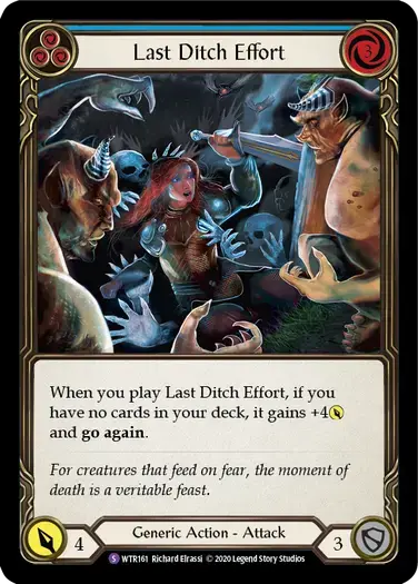 【U-WTR161/EN】Last Ditch Effort