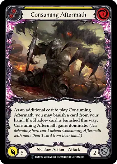 【U-MON196/EN】Consuming Aftermath[Yellow]