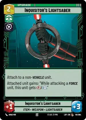 【LOF090/EN】Inquisitor's Lightsaber