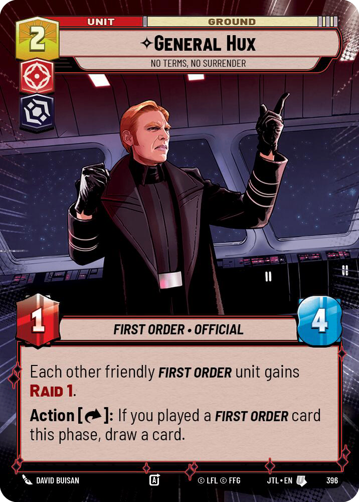 【JTL396/EN】General Hux - No Terms, No Surrender (Hyperspace)