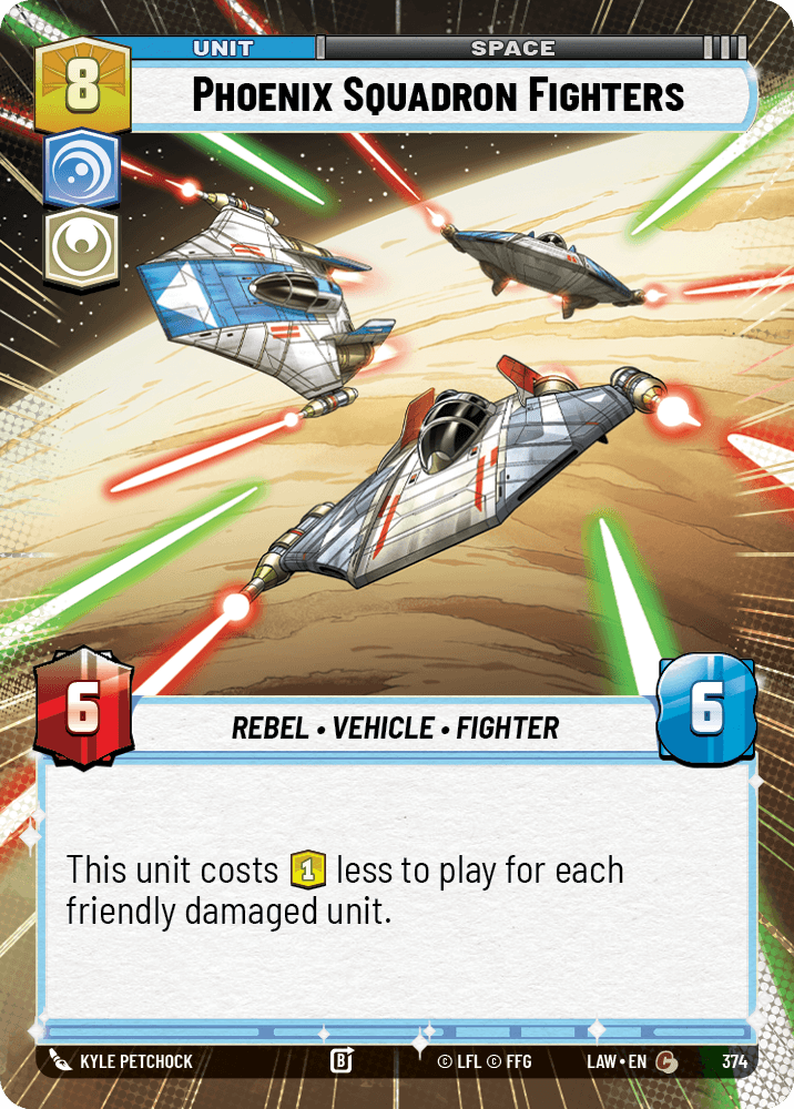 【LAW374/EN】Phoenix Squadron Fighters (Hyperspace)