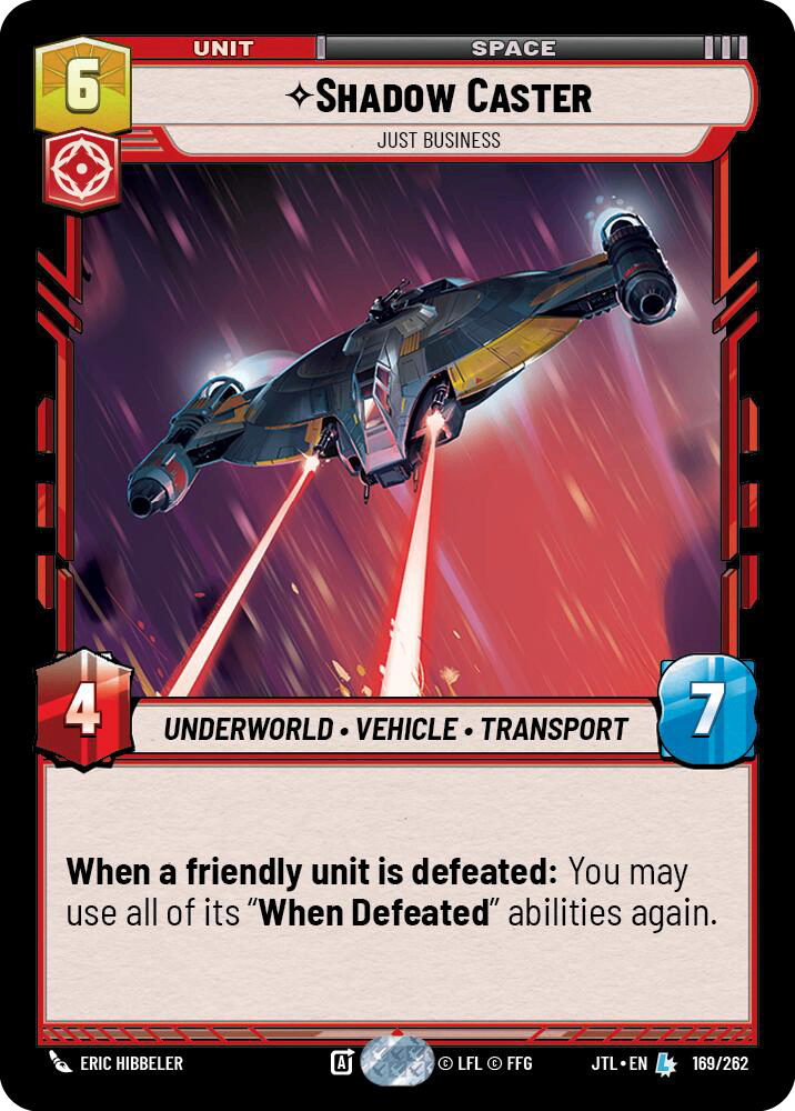 【JTL667/EN】Shadow Caster - Just Business(Foil)