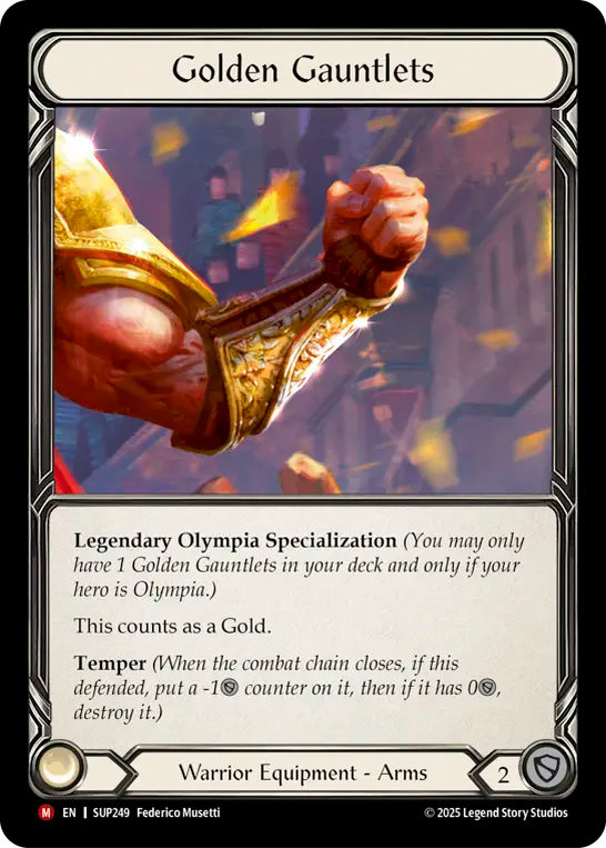 【SUP249/EN】Golden Gauntlets/黄金の籠手