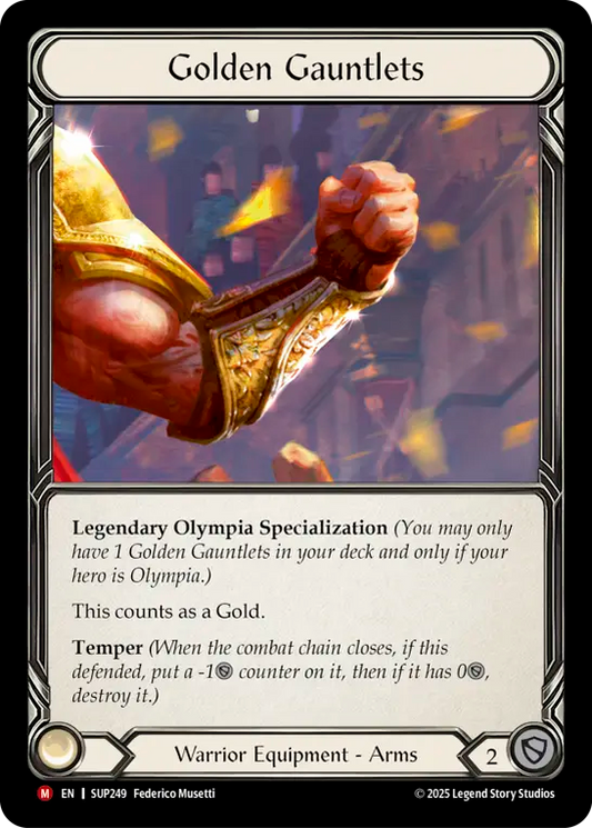 【SUP249/EN】Golden Gauntlets/黄金の籠手