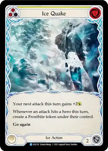 【ELE152/EN】Ice Quake[Yellow]