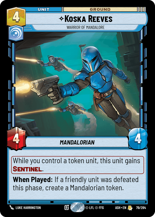 【ASH079/EN】Koska Reeves - Warrior of Mandalore