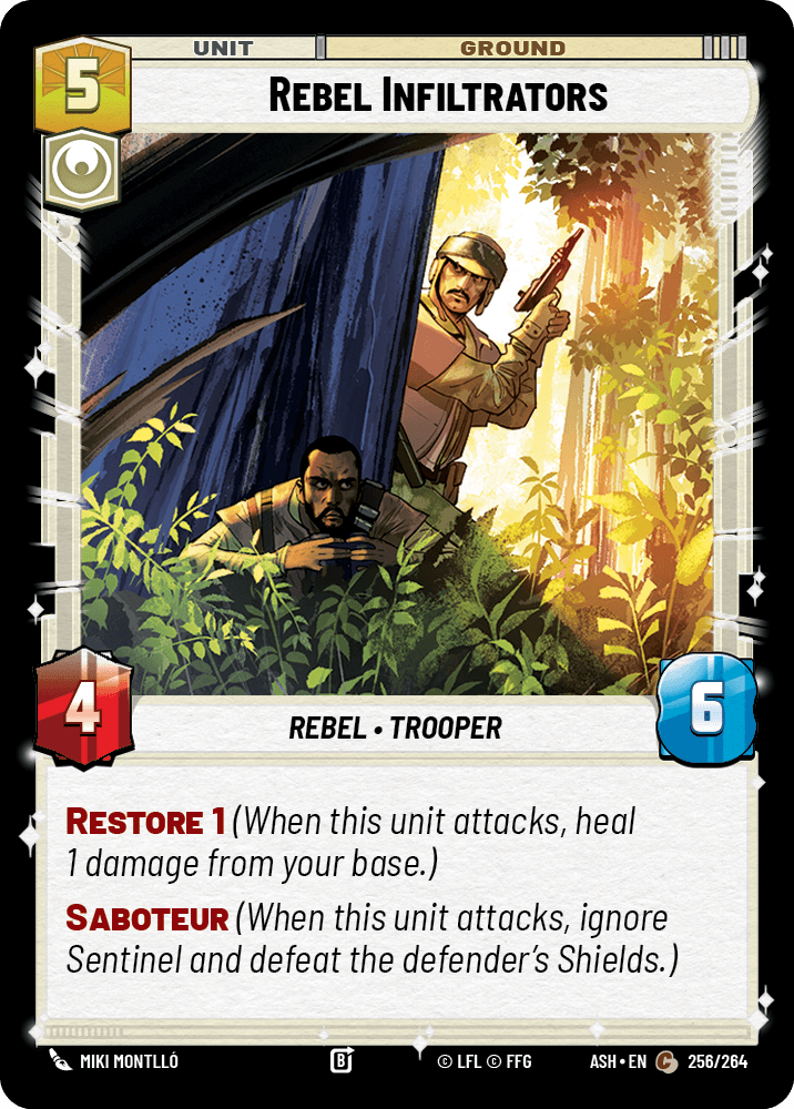 【ASH256/EN】Rebel Infiltrators