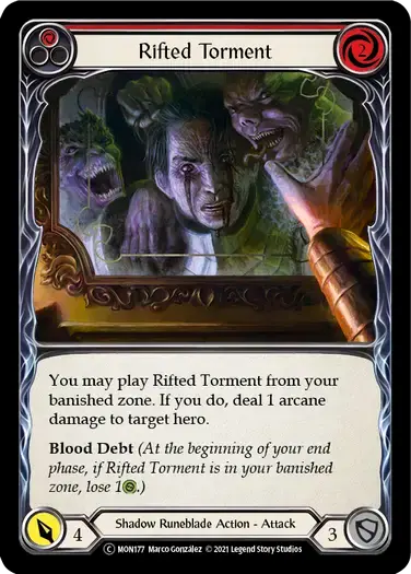 【U-MON177/EN】Rifted Torment[Red]