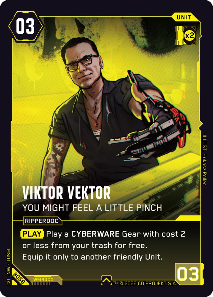 【WNCBβ058/EN】Viktor Vektor: You Might Feel a Little Pinch