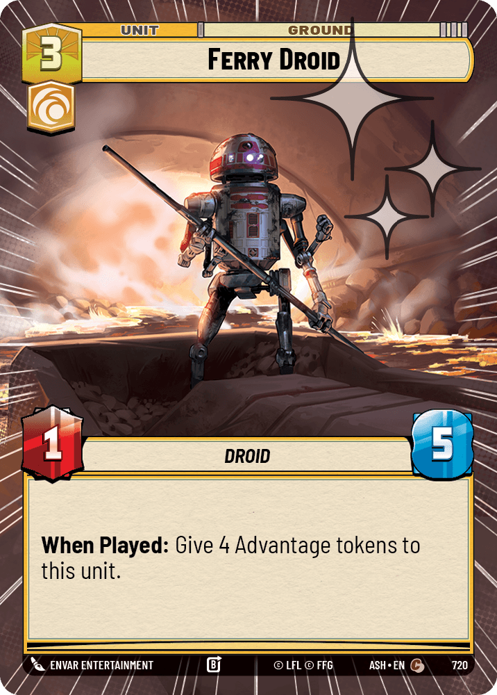 【ASH720/EN】Ferry Droid (Hyperspace/Foil)