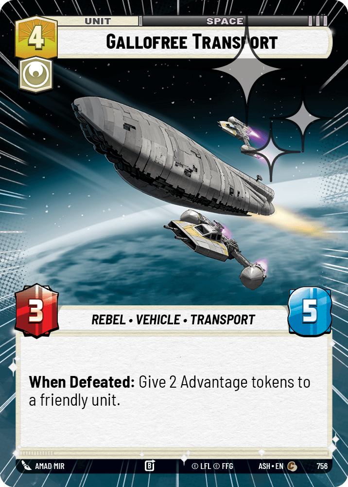 【ASH756/EN】Gallofree Transport (Hyperspace/Foil)
