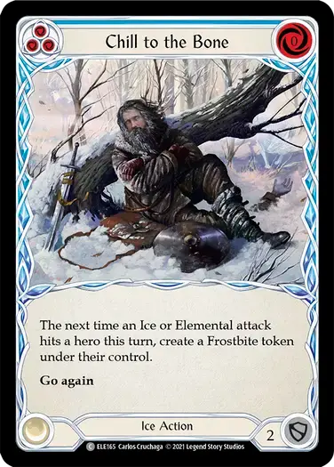 【ELE165/EN】Chill to the Bone[Blue]